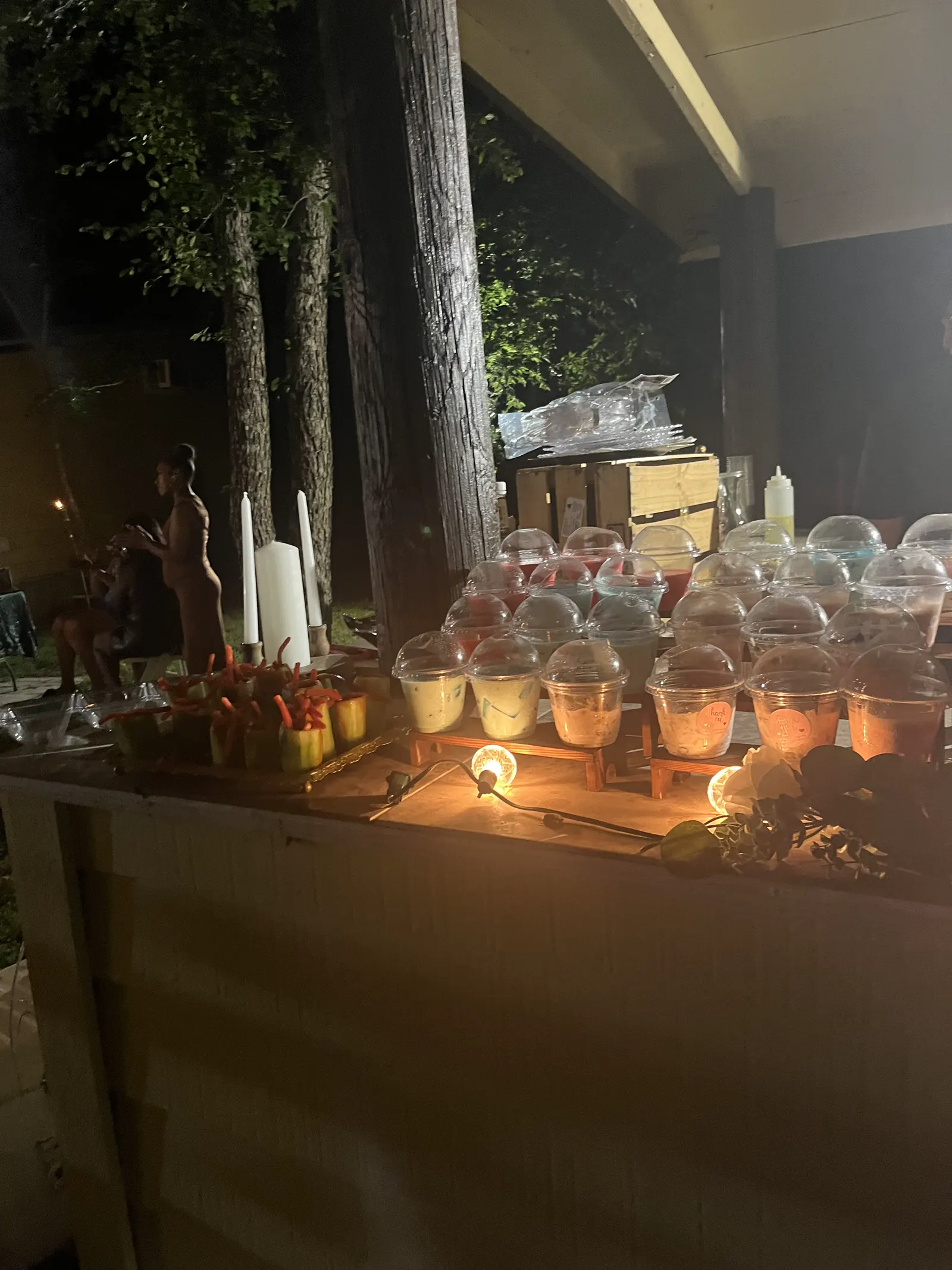 Antojitos Anthony's catering station at an event